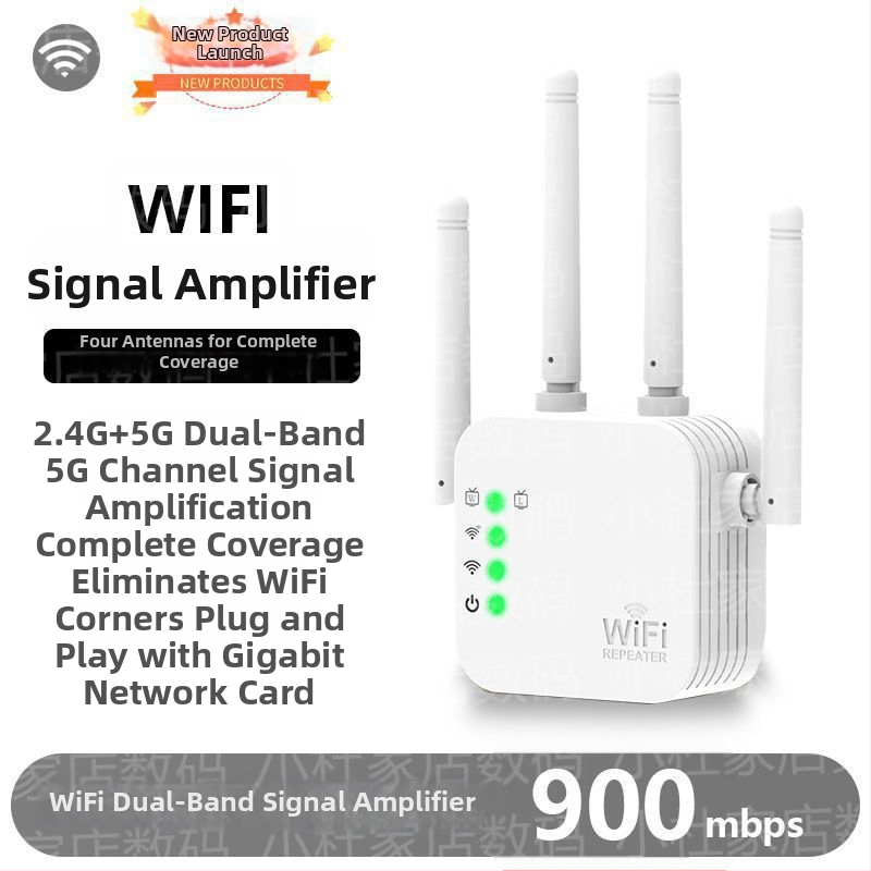 Ασύρματος δρομολογητής με ενίσχυση σήματος — Gigabit ταχύτητα ή περισσότερο για οικιακή χρήση