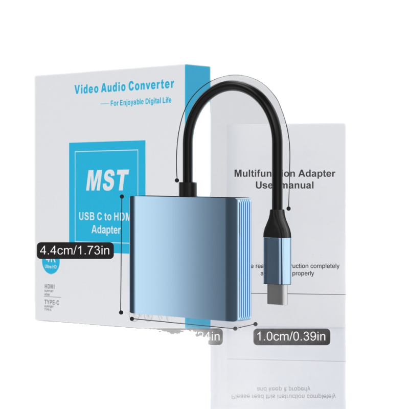 Type-C Dock HDMI/DP s MST za 4K@144Hz, Plug-and-Play