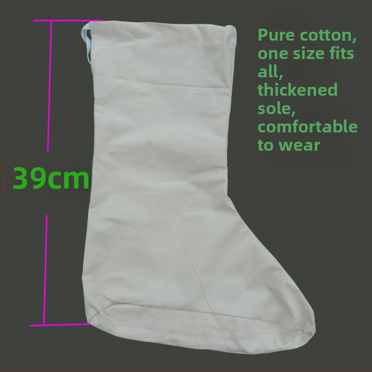 Миньорски памучни чорапи с подплатени вложки за ботуши, висок маншет, влагоотводни, индустриална и минна употреба в студени складове