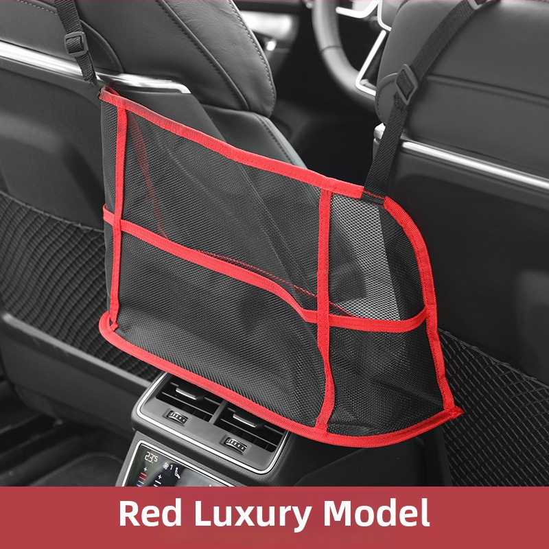 Taška na skladovanie na operadle sedadla – zavesený typ, vysokokvalitná sieťovina, univerzálna kompatibilita, prispôsobiteľná