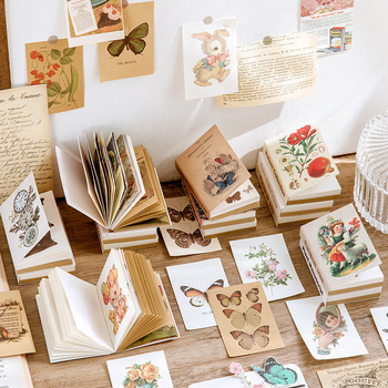 DIY dnevnik materijalna knjiga: Time Projector serija, Sugar Poetry stil, tiskarska obrada, dekorativni osnovni papir, 8 stilova