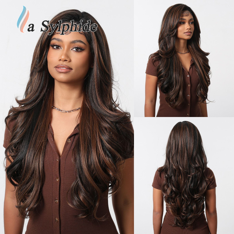 La Sylphide kovrčava perika s pramenom i čipkom na prednjem dijelu, ručno tkanо, sintetičko vlakno Futura, može se bojiti