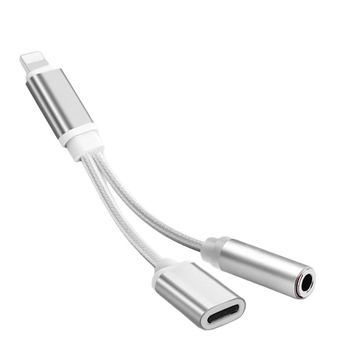 Sincerity cy-163 2-u-1 Lightning adapter za 3,5 mm audio i punjenje za Apple slušalice