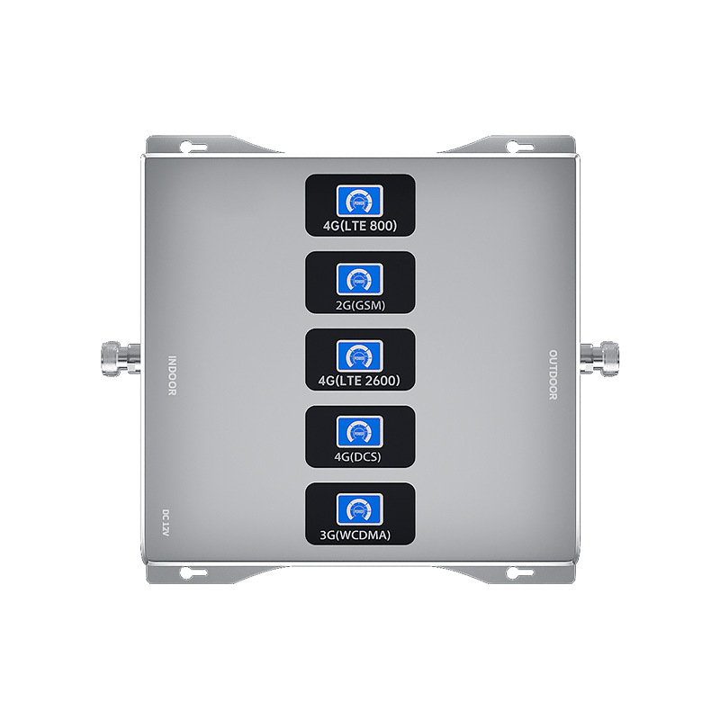 Grand unutarnji pojačivač signala za GSM/WCDMA/LTE, modeli S5B20GDWI-Y / S5B20GDWI-LAYS, raspon frekvencija 800–2600 MHz, pokrivenost do 200 Ping, ugrađeni firewall