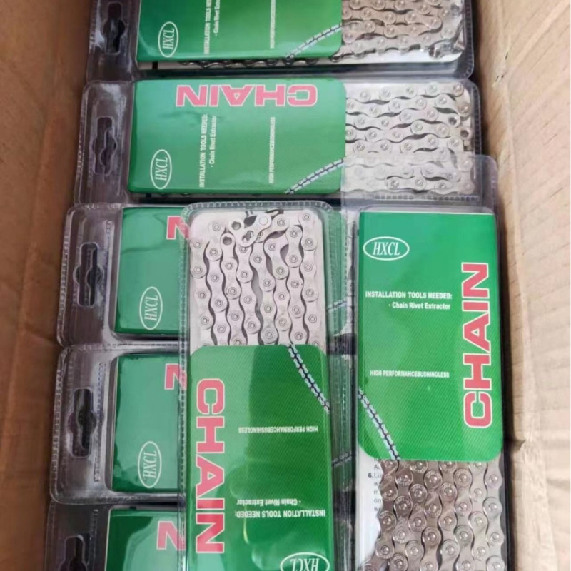 Αλυσίδα ποδηλάτου μεταβλητής ταχύτητας, 116 συνδέσμοι, χάλυβας μαγανίου, βήμα 0,5, εφελκυστικό φορτίο 850 N