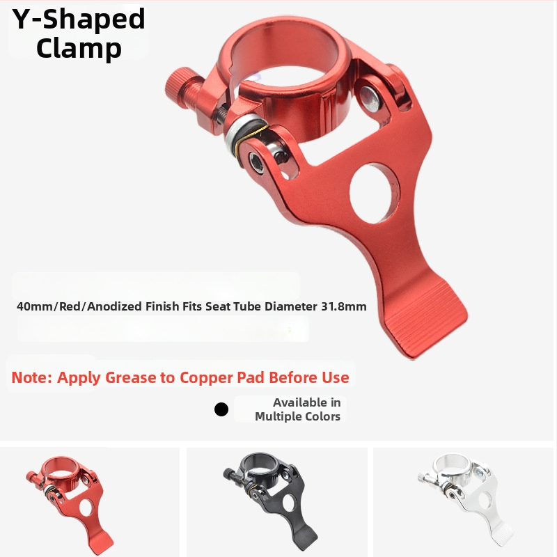 Spona na sedlovú trubicu - hliníková zliatina, Zero step