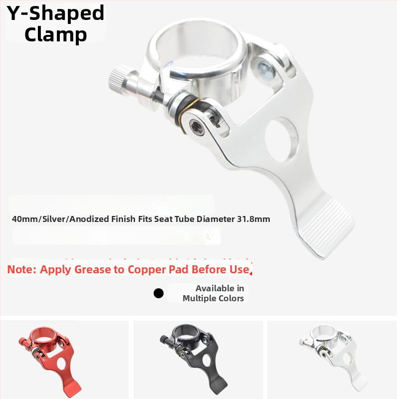 Spona na sedlovú trubicu - hliníková zliatina, Zero step