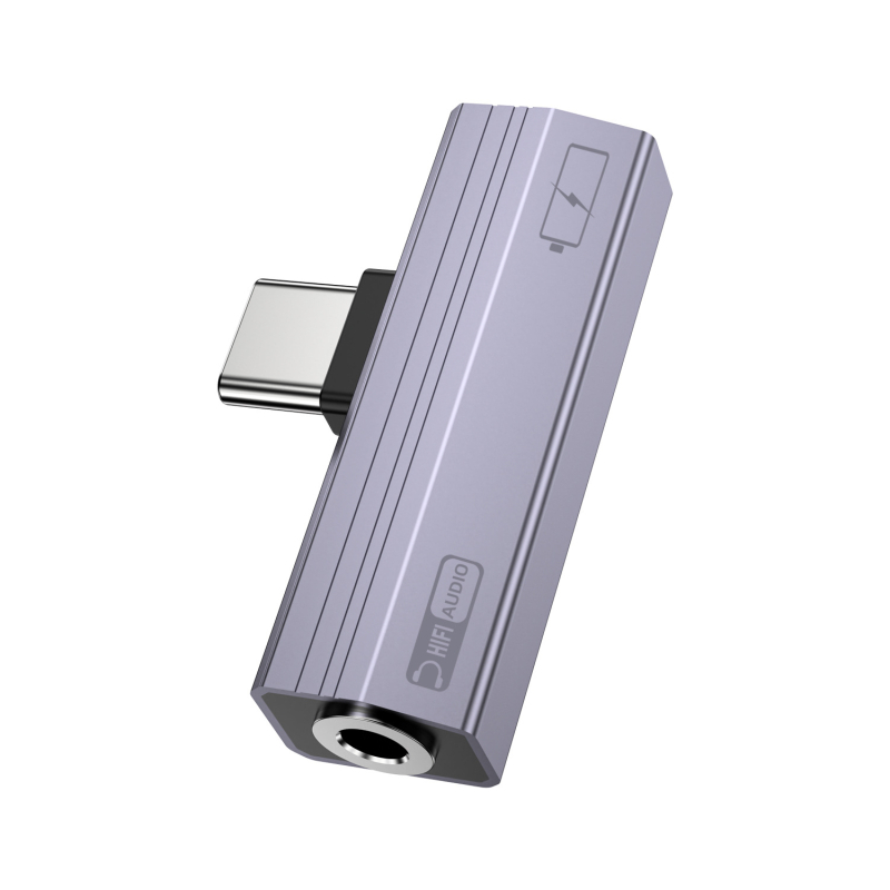 Huaynag electronic C2cfaf USB-C audio pretvarač za mobilne uređaje — 3,5 mm audio izlaz i napajanje, 2-u-1, kompatibilan s iPhone 17 i drugim USB-C uređajima