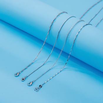 Li Brocade Jewelry viac-stylové reťazové náhrdelník: O-reťaz, box-reťaz, krížová reťaz, vlnovitá reťaz a melon-seed reťaz; meď, elektroplating; 99 čistota; možná súkromná značka