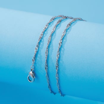 Li Brocade Jewelry viac-stylové reťazové náhrdelník: O-reťaz, box-reťaz, krížová reťaz, vlnovitá reťaz a melon-seed reťaz; meď, elektroplating; 99 čistota; možná súkromná značka