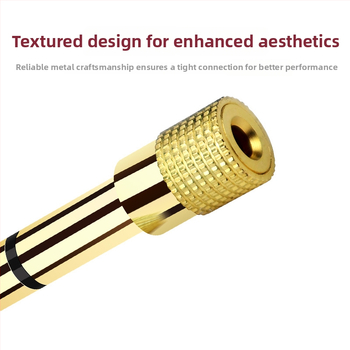 Weige W-S audio adapter: 6,5 mm muški na 3,5 mm ženski priključak, konverzija linije 2,5/3,5 mm, za računala, slušalice i mikrofon