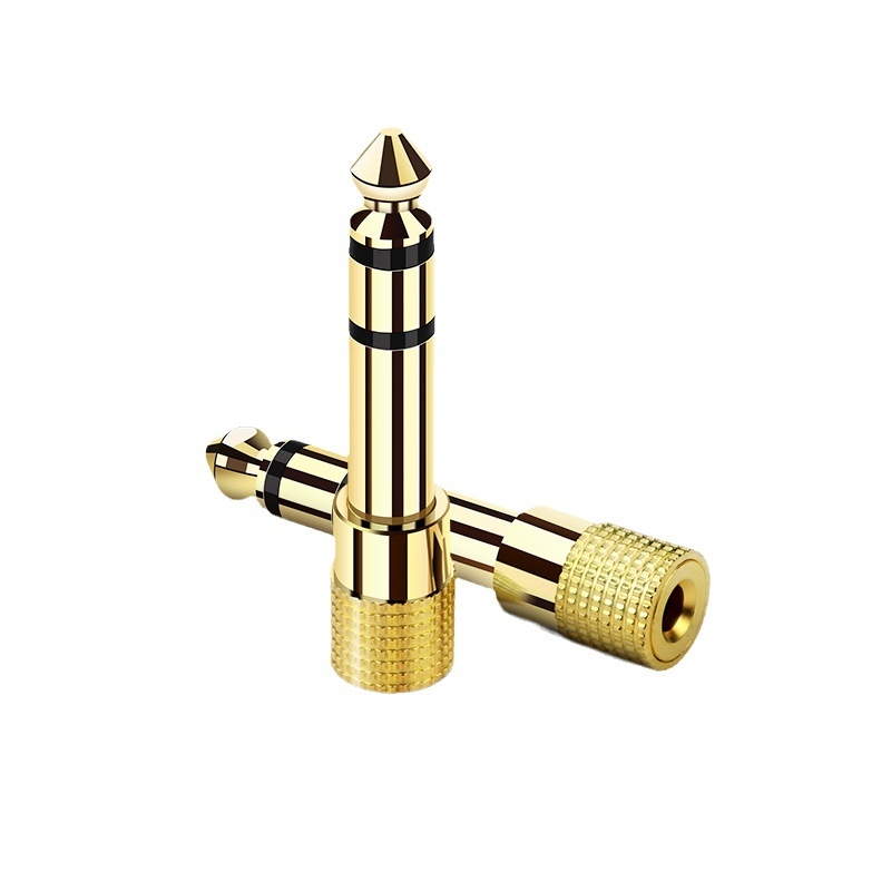 Weige W-S audio adapter: 6,5 mm muški na 3,5 mm ženski priključak, konverzija linije 2,5/3,5 mm, za računala, slušalice i mikrofon