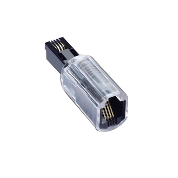 Cablu headset pentru telefon cu cap rotativ de 360°, RJ9 4P4C către RJ11, cablu anti-înfășurare pentru telefon fix