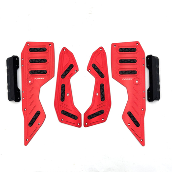 Yamaha NMAX155 педали от алуминиева сплав — предни и задни педали, електроплатирано покритие