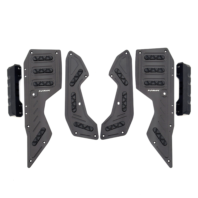 Yamaha NMAX155 педали от алуминиева сплав — предни и задни педали, електроплатирано покритие