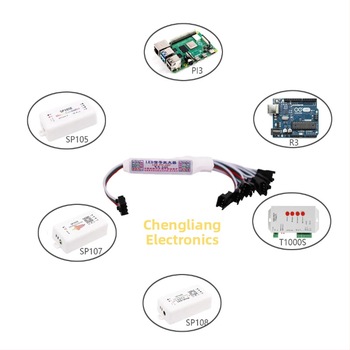 Modul pojačala LED trake – sinhroni proširivač signala, 5–24V, izlazi 1–4/8, sučelje 3P
