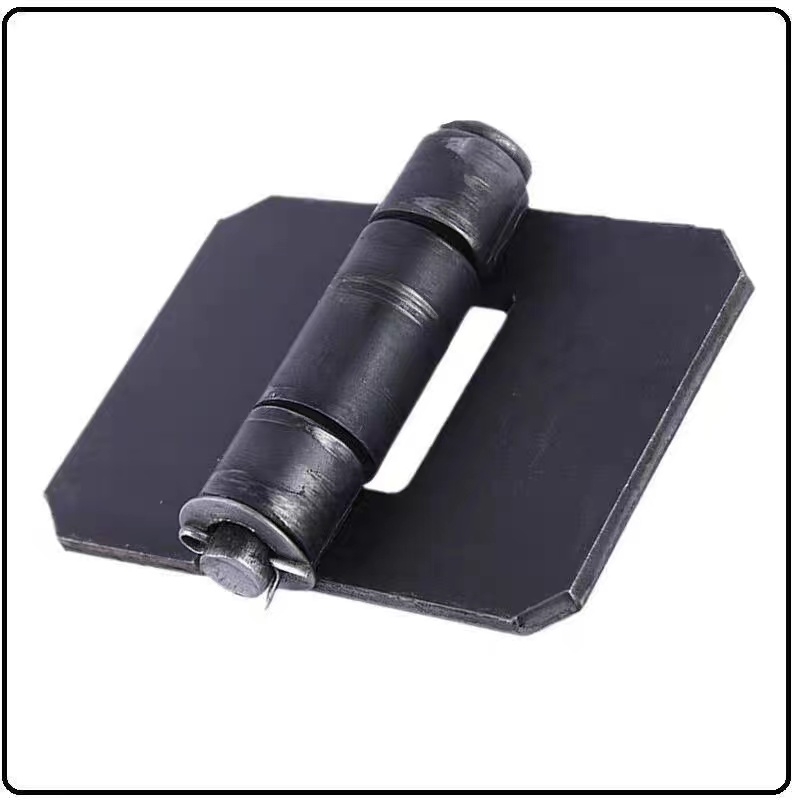 Željezni šarnir za vrata, H-tip, 4 mm, polirana površina, industrijskog stila