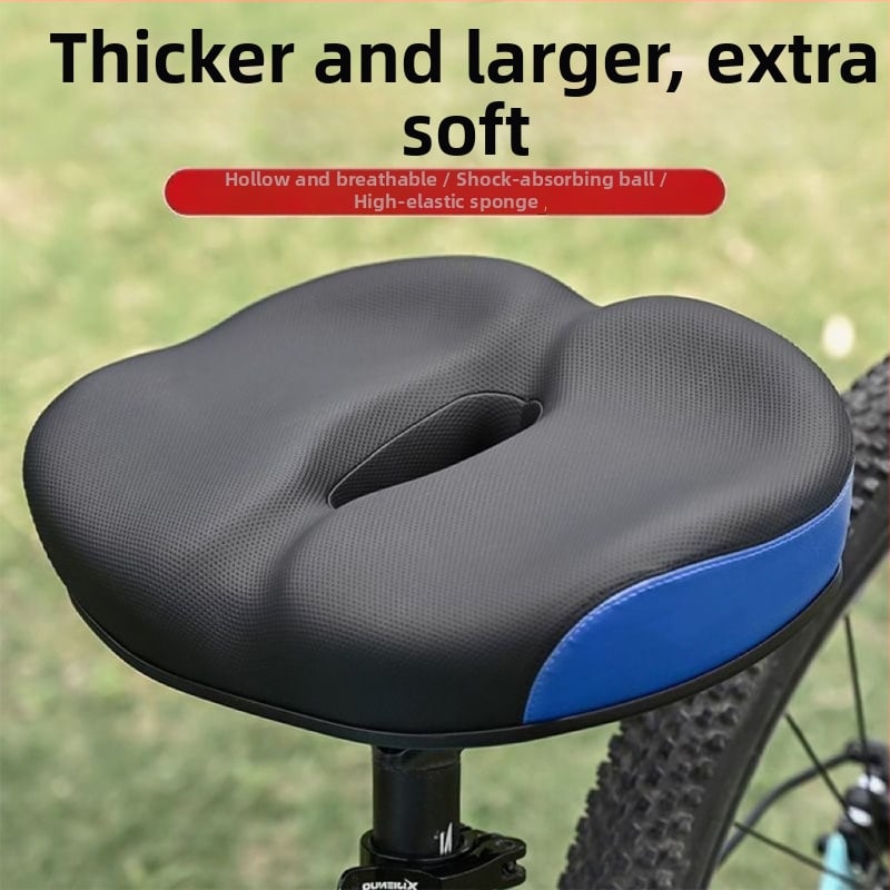 Σέλα ποδηλάτου, αφρώδες μαξιλαράκι, μοντέλο: διπλή διαδρομή/σωληνάκι μείωσης, συμβατό με τρίκυκλο