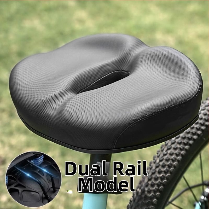 Σέλα ποδηλάτου, αφρώδες μαξιλαράκι, μοντέλο: διπλή διαδρομή/σωληνάκι μείωσης, συμβατό με τρίκυκλο