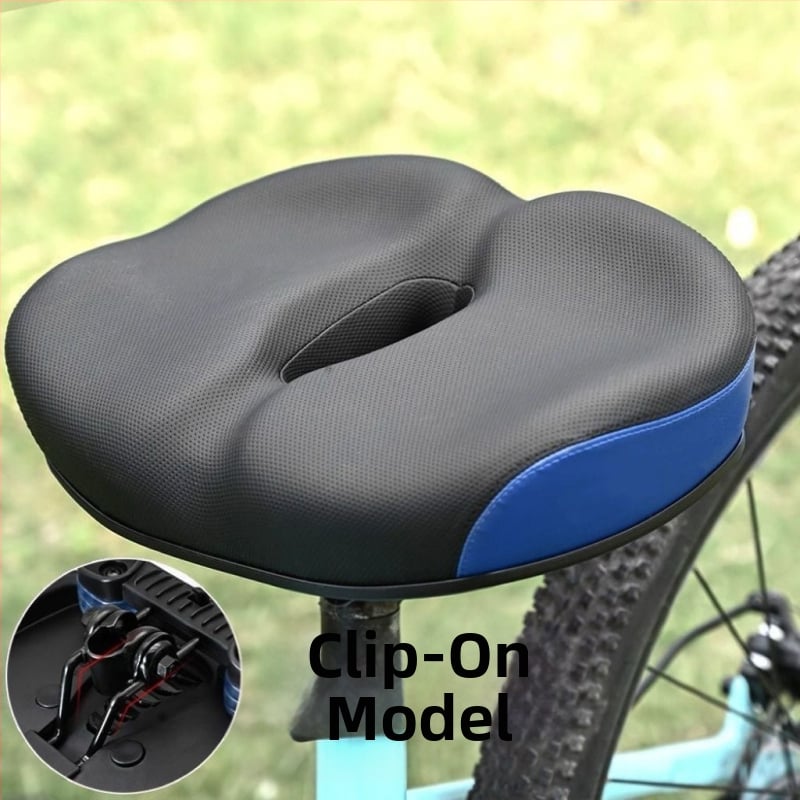 Σέλα ποδηλάτου, αφρώδες μαξιλαράκι, μοντέλο: διπλή διαδρομή/σωληνάκι μείωσης, συμβατό με τρίκυκλο