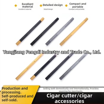 2-σε-1 φορητή βελόνα για πούρα από αλουμίνιο με διπλή κεφαλή