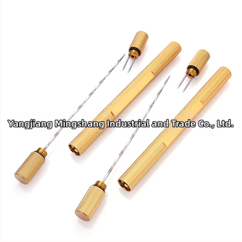 2-σε-1 φορητή βελόνα για πούρα από αλουμίνιο με διπλή κεφαλή