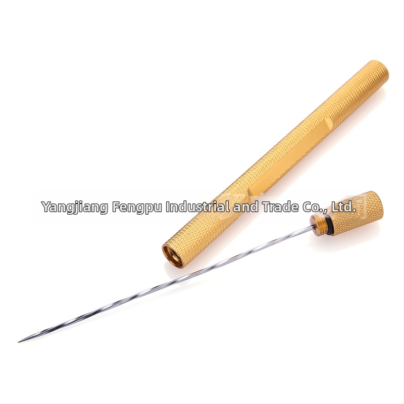 2-σε-1 φορητή βελόνα για πούρα από αλουμίνιο με διπλή κεφαλή