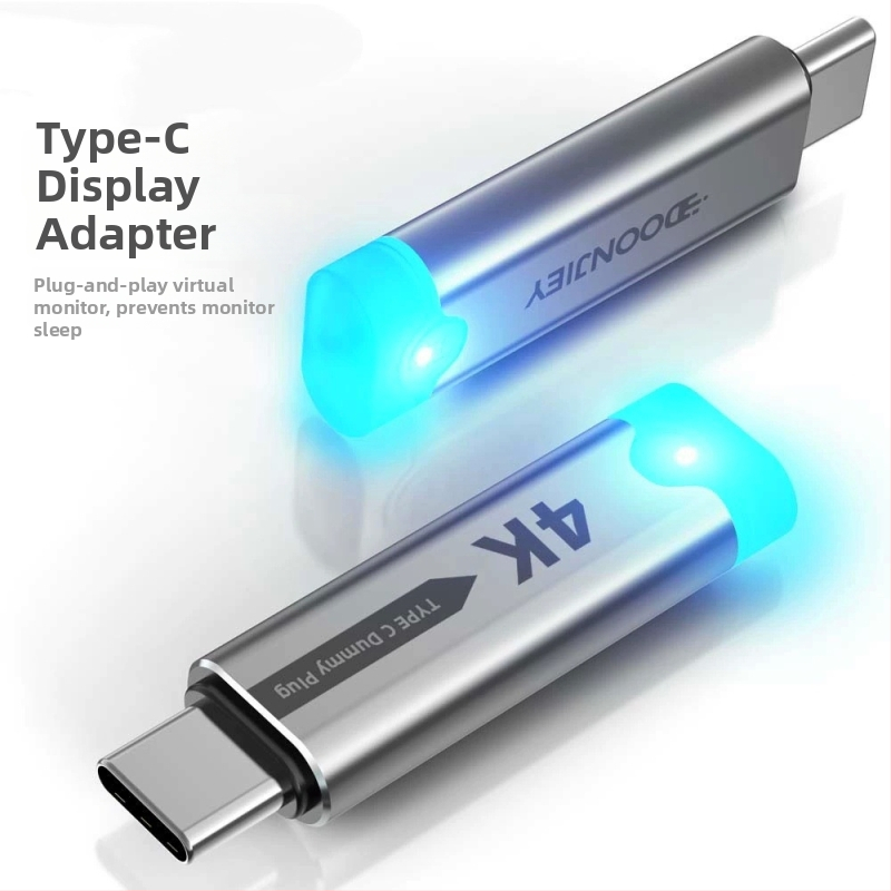 Emmons x610 Type-C emulátor grafickej karty s DP virtuálnym monitorom, 4K podpora, EDID konektor