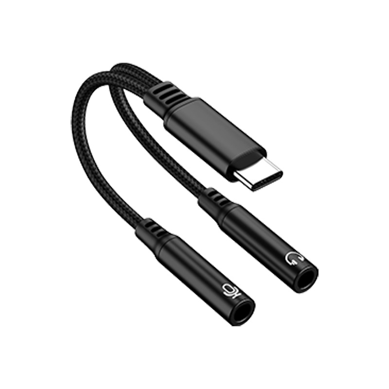 Type-C adapter Apple Digital Audio DAC, 1-2 mikrofon splitter, model BL-115, kompatibilan s iPhone 15/16 Pro Max i Samsung Galaxy