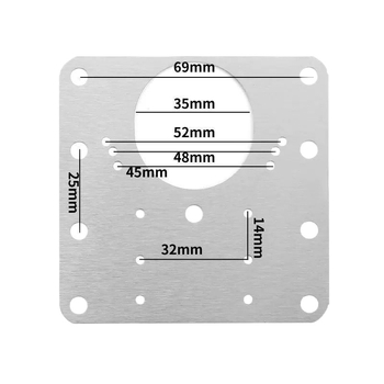 Popravna pločica za šarke vrata ormarića, nehrđajući čelik, Beautiful horse, za vrata ormarića, novi kineski stil