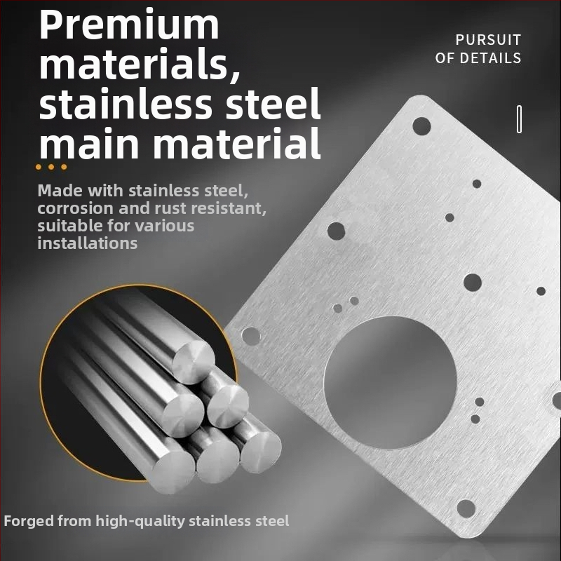 Popravna pločica za šarke vrata ormarića, nehrđajući čelik, Beautiful horse, za vrata ormarića, novi kineski stil