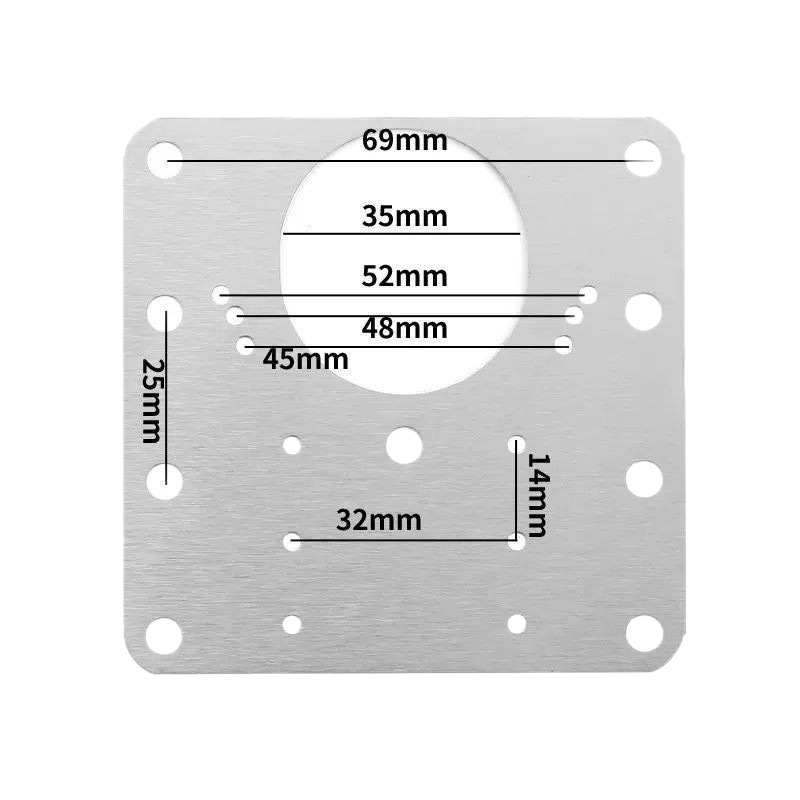 Popravna pločica za šarke vrata ormarića, nehrđajući čelik, Beautiful horse, za vrata ormarića, novi kineski stil