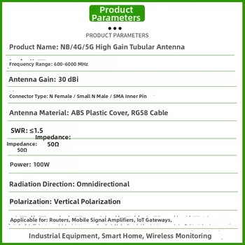 Nagy nyereségű hengeres antenna három hálózathoz – mobiltelefon jelerősítő, megnövelt vételi képesség