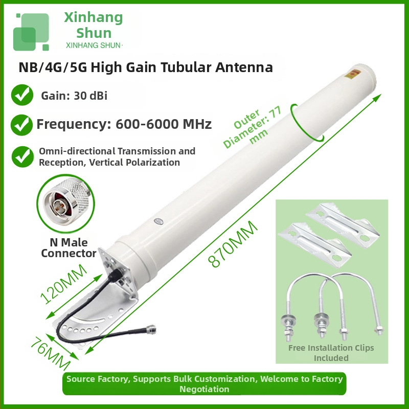 Nagy nyereségű hengeres antenna három hálózathoz – mobiltelefon jelerősítő, megnövelt vételi képesség