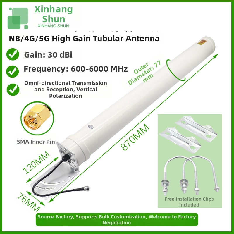 Nagy nyereségű hengeres antenna három hálózathoz – mobiltelefon jelerősítő, megnövelt vételi képesség