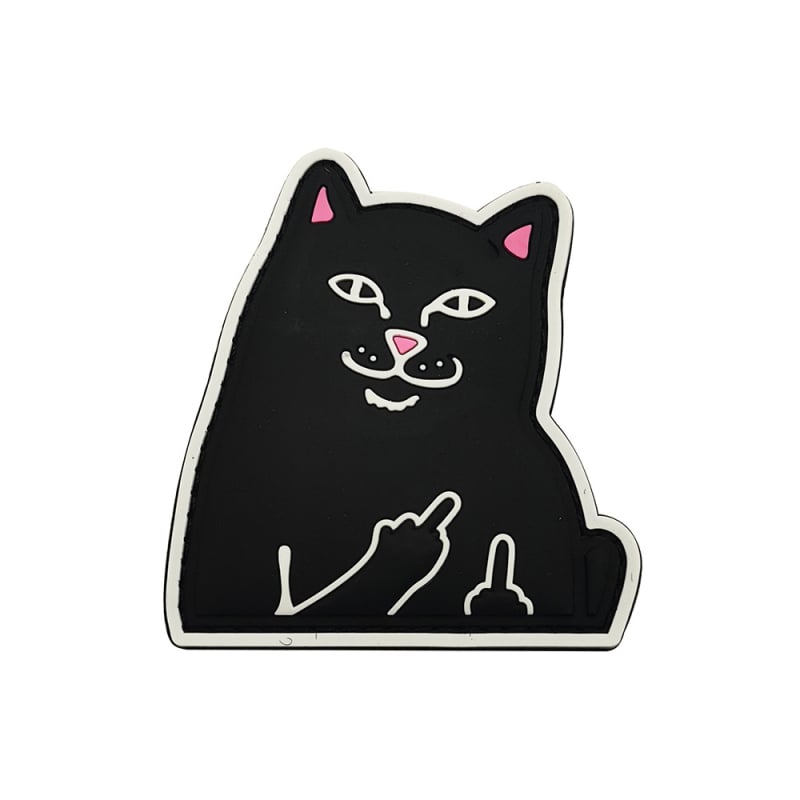 3D PVC επιθέμα γάτας με Velcro – Unisex, Street μόδα, ζωικό μοτίβο, εξωτερική χρήση, BACK HAND