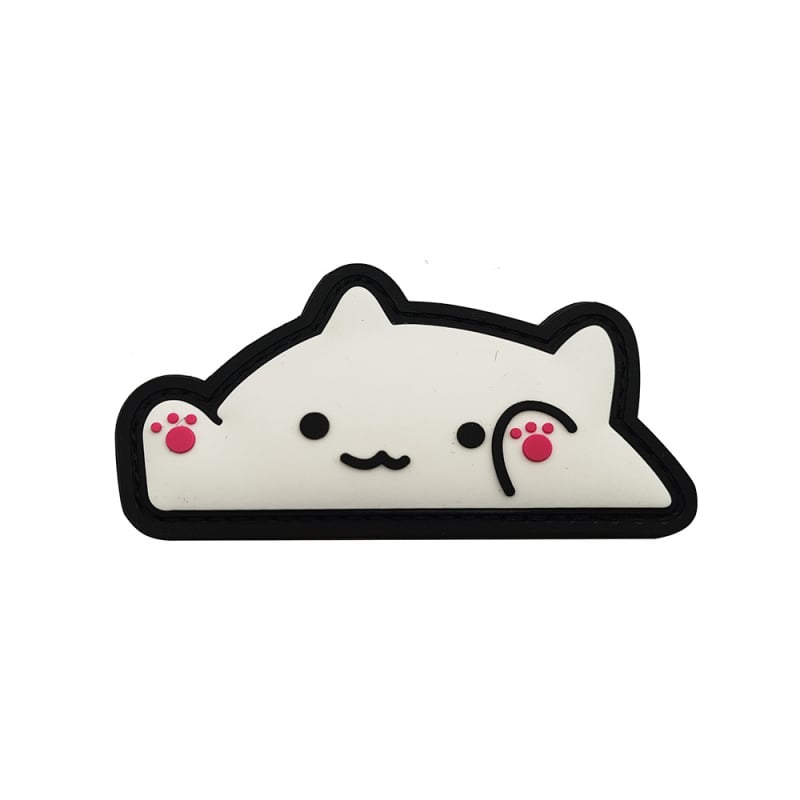 3D PVC επιθέμα γάτας με Velcro – Unisex, Street μόδα, ζωικό μοτίβο, εξωτερική χρήση, BACK HAND