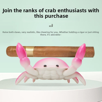 Στήριγμα πούρων – Καρτούν σχέδιο καβουριού, ρητίνη, χειροποίητο, δυνατότητα παραμετροποίησης