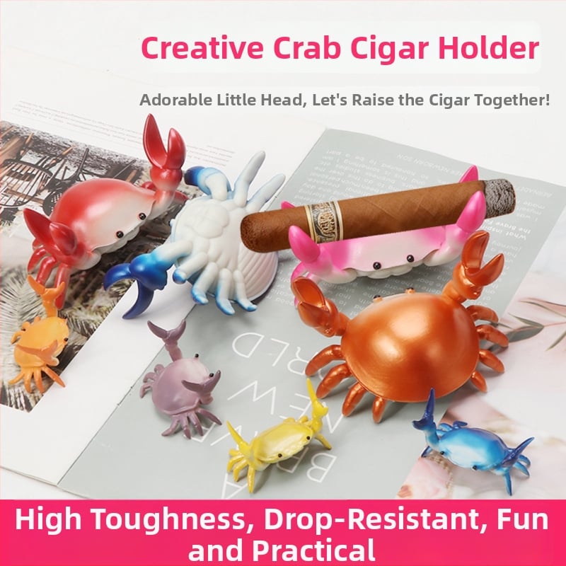 Στήριγμα πούρων – Καρτούν σχέδιο καβουριού, ρητίνη, χειροποίητο, δυνατότητα παραμετροποίησης