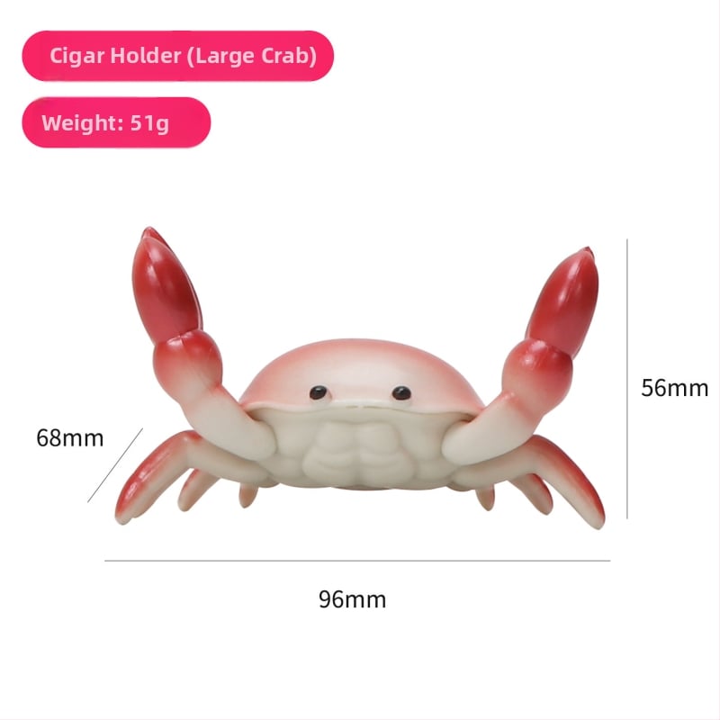 Στήριγμα πούρων – Καρτούν σχέδιο καβουριού, ρητίνη, χειροποίητο, δυνατότητα παραμετροποίησης