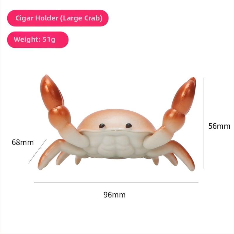 Στήριγμα πούρων – Καρτούν σχέδιο καβουριού, ρητίνη, χειροποίητο, δυνατότητα παραμετροποίησης