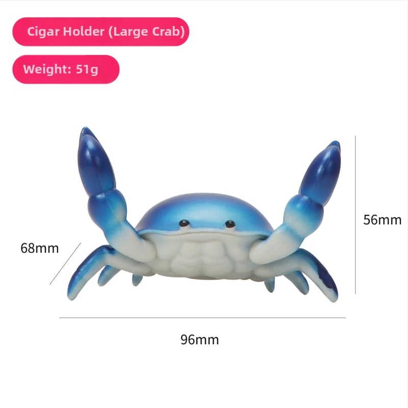 Στήριγμα πούρων – Καρτούν σχέδιο καβουριού, ρητίνη, χειροποίητο, δυνατότητα παραμετροποίησης