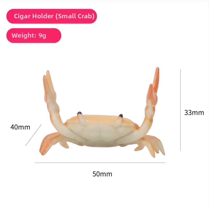 Στήριγμα πούρων – Καρτούν σχέδιο καβουριού, ρητίνη, χειροποίητο, δυνατότητα παραμετροποίησης