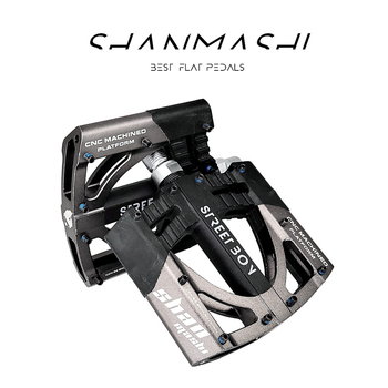 pedale SHANMASHI STREET BOY pentru biciclete de munte – nylon + aliaj de aluminiu, 3 rulmenți, compatibile cu bicicletele de munte