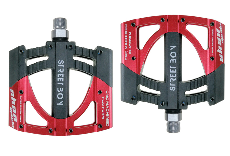 pedale SHANMASHI STREET BOY pentru biciclete de munte – nylon + aliaj de aluminiu, 3 rulmenți, compatibile cu bicicletele de munte