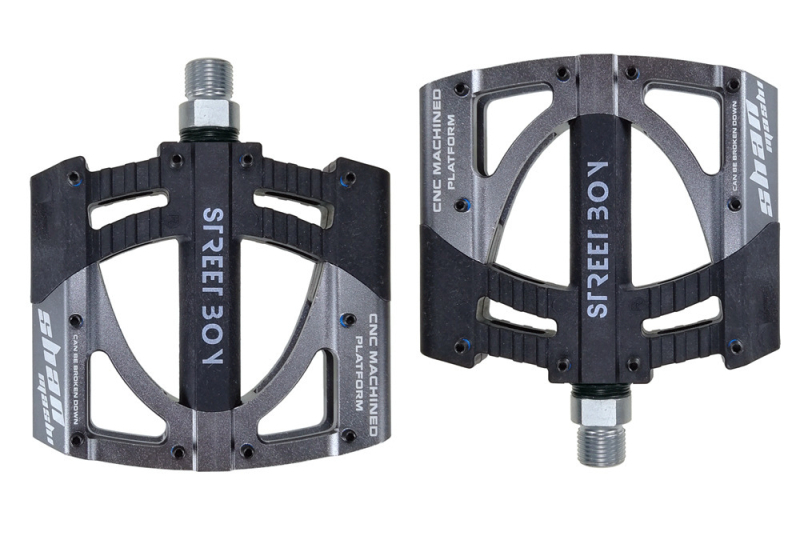 pedale SHANMASHI STREET BOY pentru biciclete de munte – nylon + aliaj de aluminiu, 3 rulmenți, compatibile cu bicicletele de munte