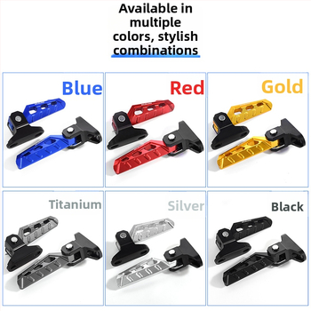 Mojielong zadné pedále z hliníkového zliatinu pre elektrické kolobežky — kompatibilné s Mavericks U Series, No.9 N Series, Far-reaching, Li Ling V20, GT1, F400T