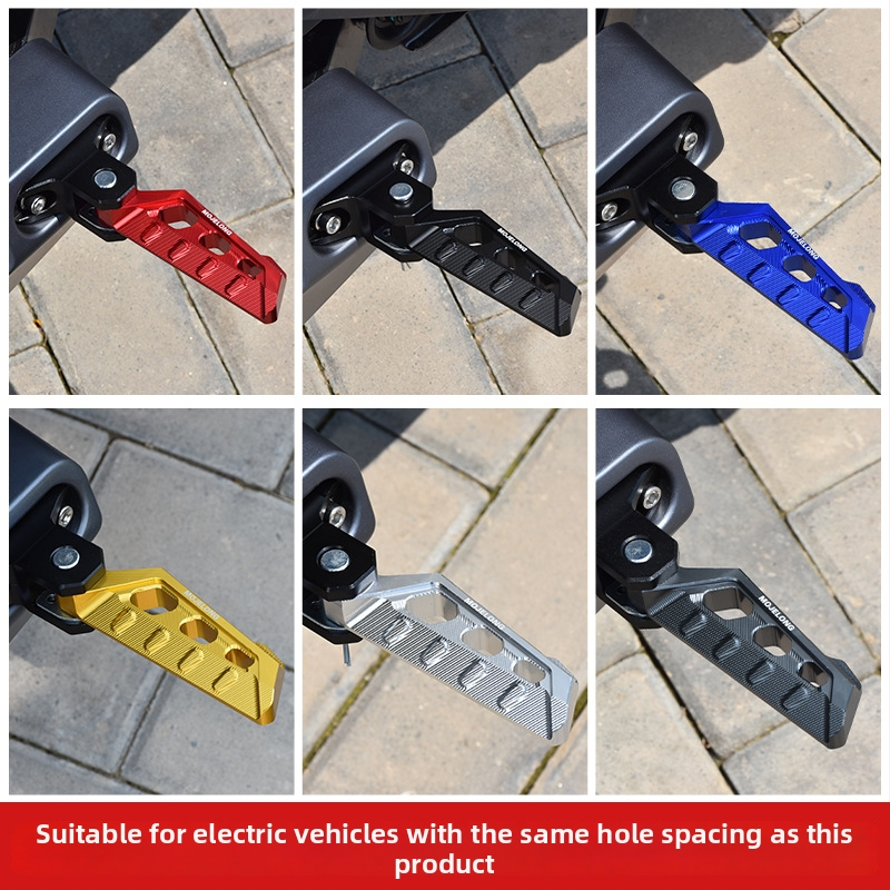 Mojielong zadné pedále z hliníkového zliatinu pre elektrické kolobežky — kompatibilné s Mavericks U Series, No.9 N Series, Far-reaching, Li Ling V20, GT1, F400T