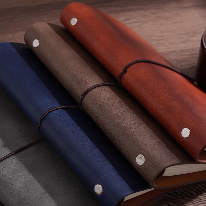 Bilježnica s otpuštajućim listovima, PU imitacije koža na omotu, Daolin papir 80 g, nehrđajući čelik veziva, model RPHYB-1