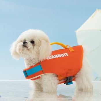 Κολυμβητικό σωσίβιο σκύλων - Πολυεστέρας, Χαλαρό στυλ, μάρκα Dog Star, ρούχα κατοικίδιων